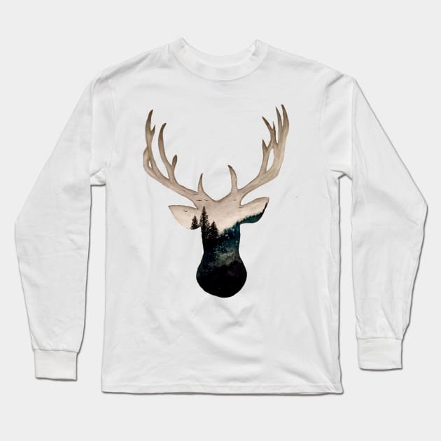 Serene Long Sleeve T-Shirt by Whettpaint